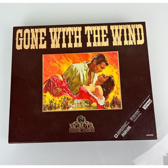 Vintage Deluxe GONE WITH THE WIND 2 VHS Box Set MGM/UA Souvenir Booklet - Picture 12 of 13